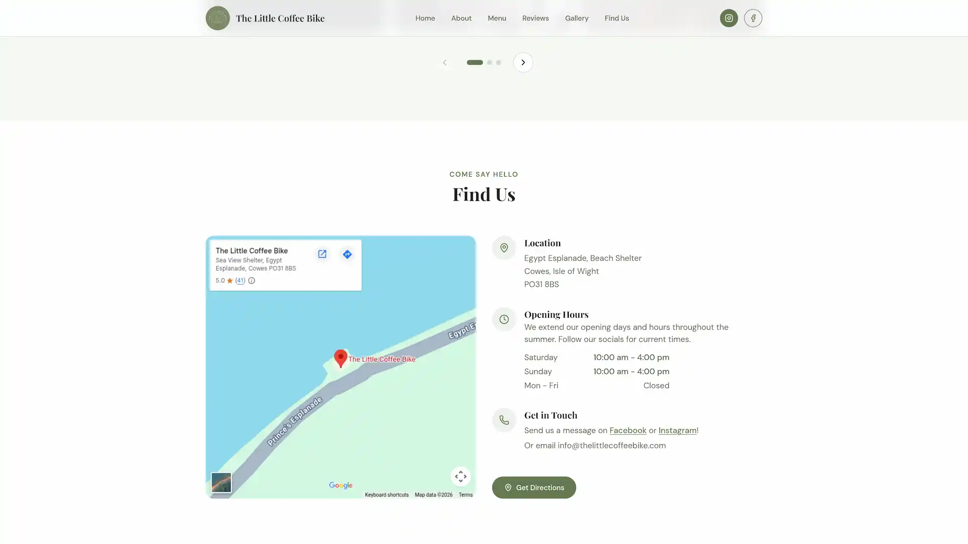 The Little Coffee Bike website project by Refold Studio - image 6